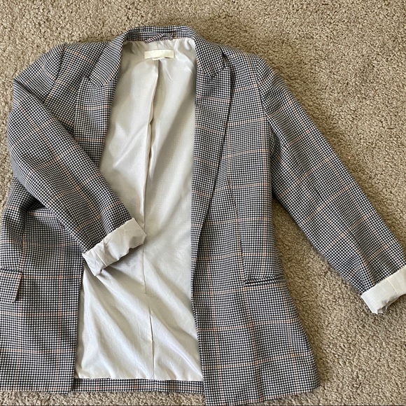 H&M Plaid Blazer